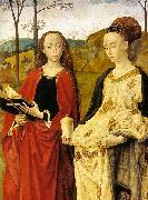 Sts Margaret and Mary Magdalene with Maria Portinari, Hugo van der Goes